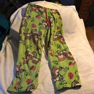Disney Chip and dale pajama pants